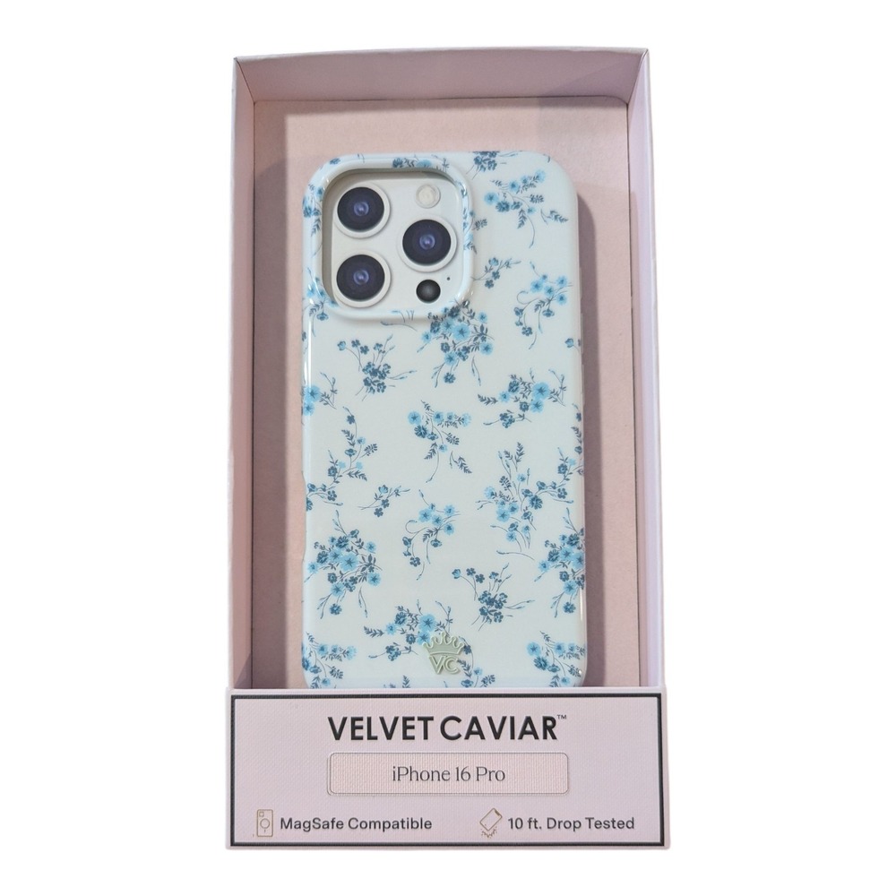 i5-U‎ Velvet Caviar Magsafe Case for Apple iPhone 16 Pro(two camera) French Blue